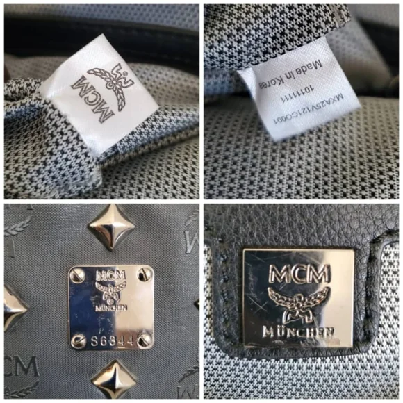 MCM Black Matte Backpack - Picture 3 of 12